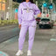 Conjunto de chándal de lujo para mujer de dos piezas en talla grande