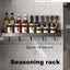 Wall-Mounted Spice Rack Organizer