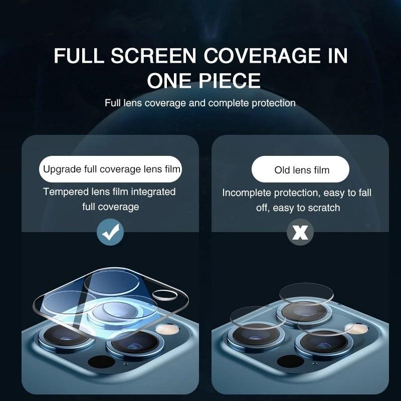 Protectores de Lentes de Cámara Trasera HD Premium para iPhone