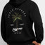 Sudadera con capucha estampada de palmeras tropicales