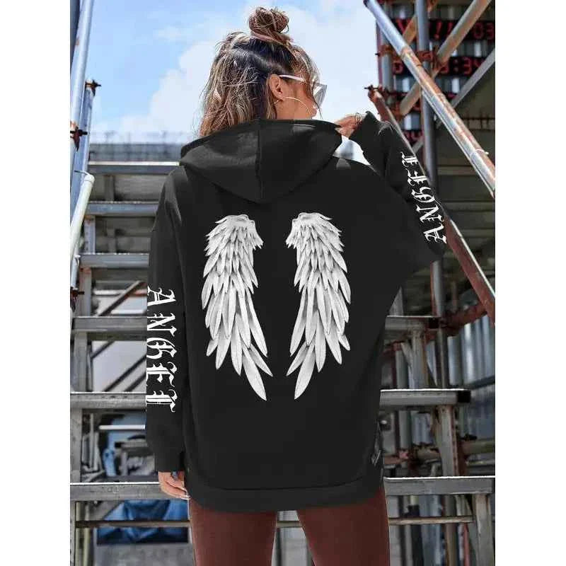 Sweat à capuche Femme Ailes d'Ange