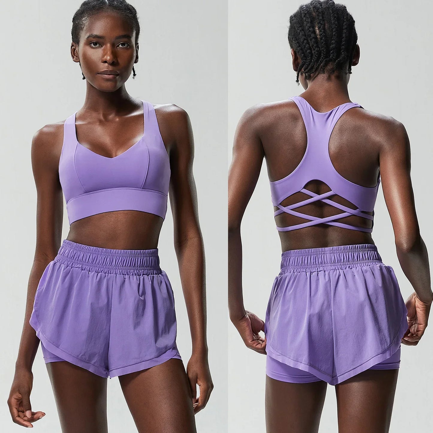 Ensemble de Course Premium pour Femmes - Ensemble de Vêtements Actifs en Deux Pièces