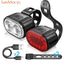 Kit de lumières de vélo rechargeable par USB - Éclairage avant et arrière