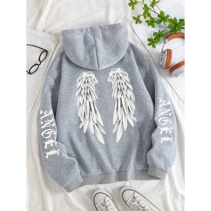 Sweat à capuche Femme Ailes d'Ange