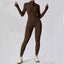 Premium Long Sleeved Yoga Jumpsuit with Zipper