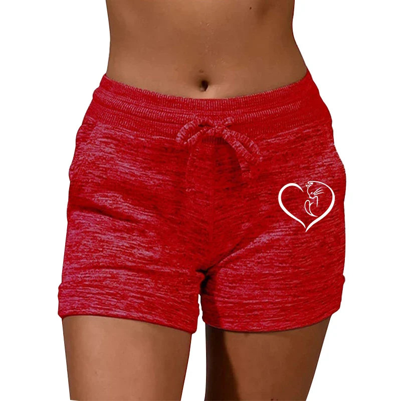 Shorts de sport taille haute SunnyStride pour femmes
