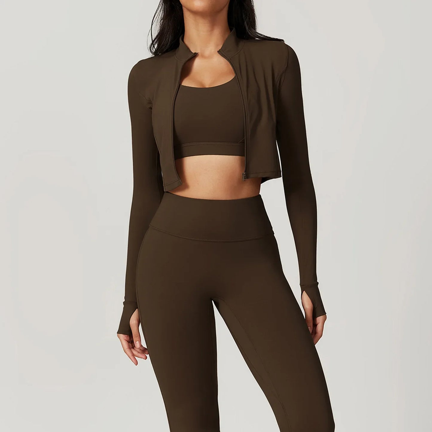 Conjunto de Ropa Deportiva para Mujeres de 3 Piezas Premium