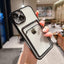Coque de portefeuille transparente pour iPhone