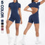 Mono sin espalda FlexiFit con cremallera - Ropa activa para mujer