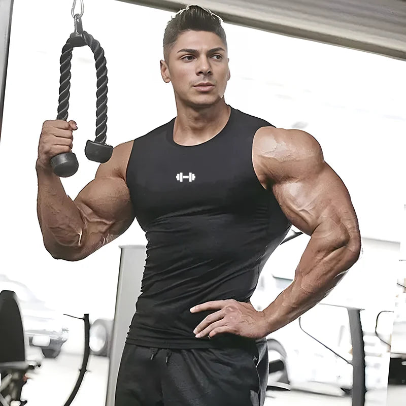Men's Quick Dry Compression Running Tank Top