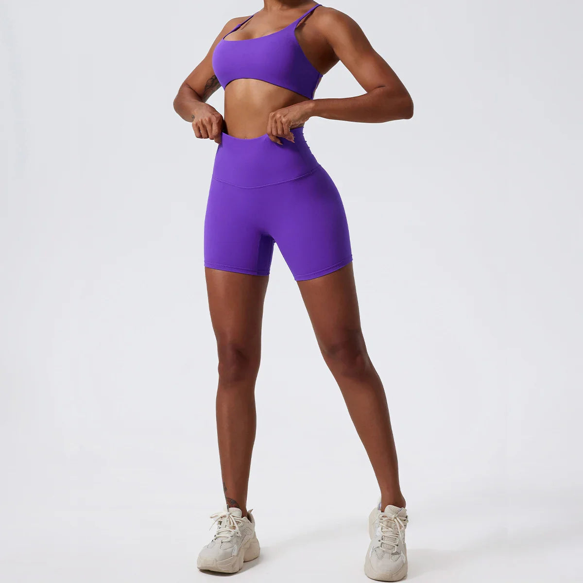 Pantalones Cortos de Yoga de Cintura Alta Ultra Cómodos
