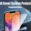 4Pcs Full Cover Tempered Glass Screen Protector for iPhone