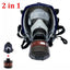 Masque à gaz respiratoire intégral premium pour usage tactique