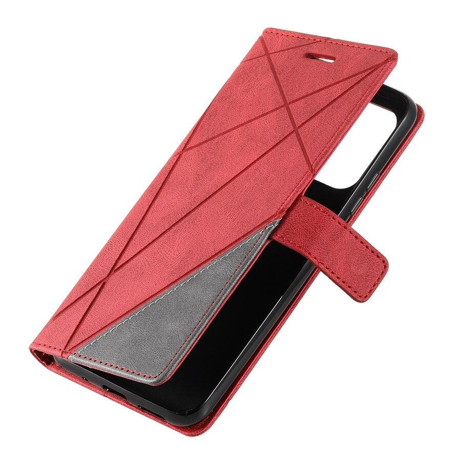 Étui en cuir à rabat portefeuille premium pour la série Xiaomi Redmi