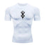 Camisa de compresión estampada para hombre - Camiseta de entrenamiento de verano