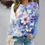 Sudadera Y2K con estampado de flores en 3D - Moda femenina