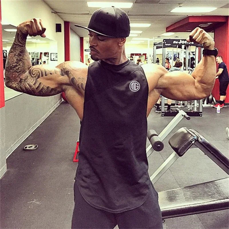 MuscleFlex Stringer Vest: Stylish Activewear Tank