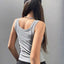 Camiseta sin mangas de punto premium para mujer