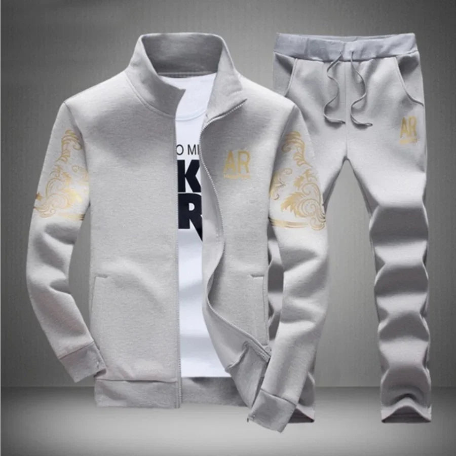Conjunto de chándal de otoño para hombres de talla grande 5XL 6XL