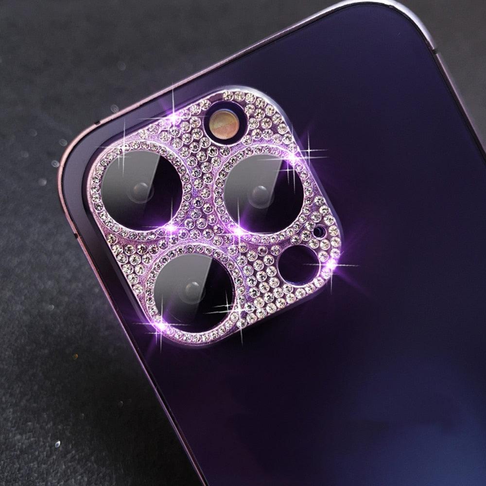 Premium Shiny Camera Lens Protector for iPhone 11 to 14 Pro
