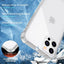 Coque de téléphone en silicone épais et antichoc pour modèles d'iPhone
