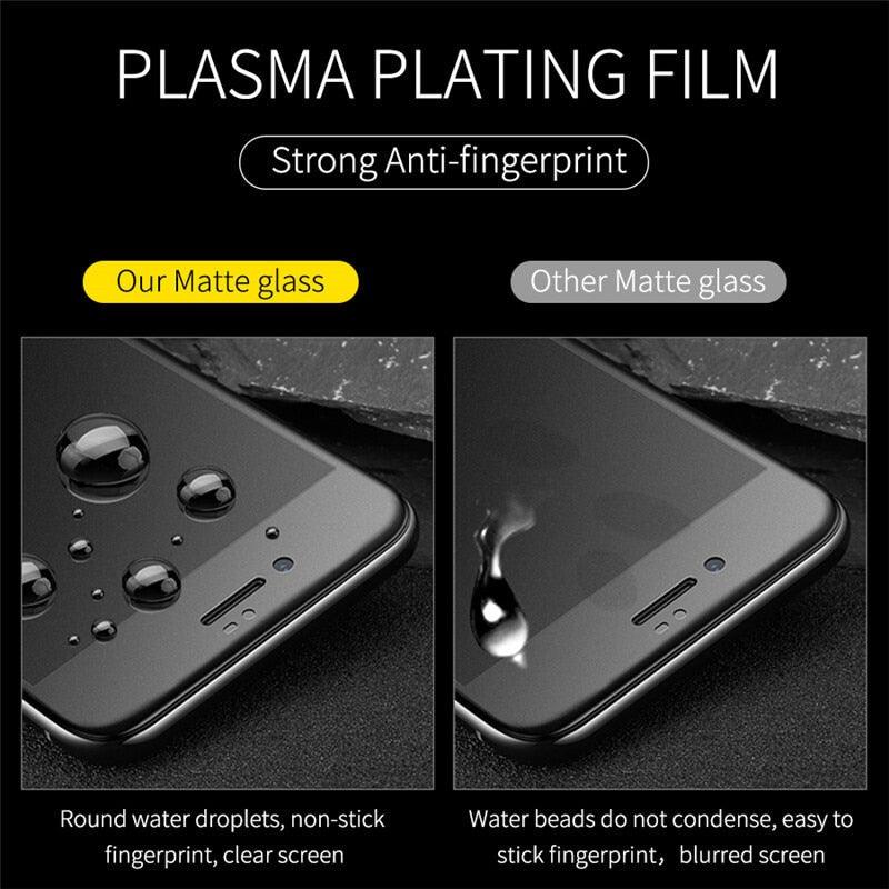 Protector de Pantalla de Película Cerámica Mate Suave para iPhone