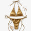 Ensemble de bikini brésilien en satin luxe ShimmerWave