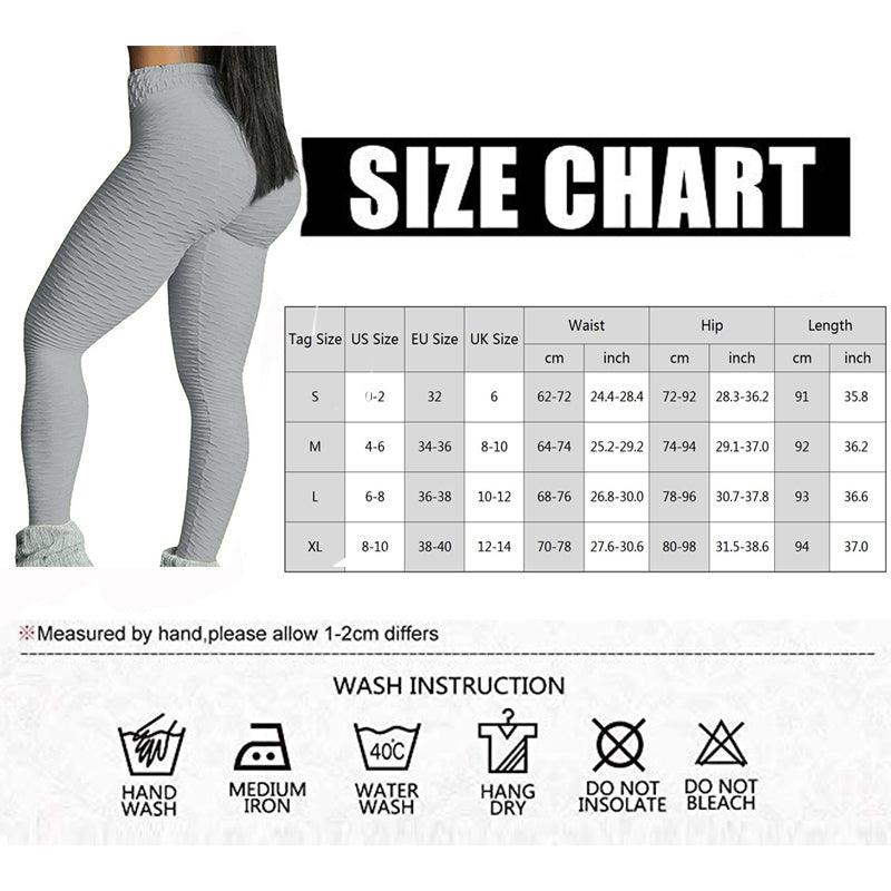 High-Waisted Push-Up Leggings for Women - Ultimate Workout Tights - Korvel