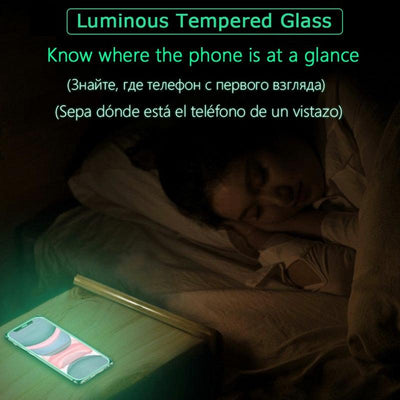 Luminous Tempered Glass Screen Protectors for iPhone