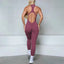 Mono sin mangas con cremallera para mujer para ropa activa