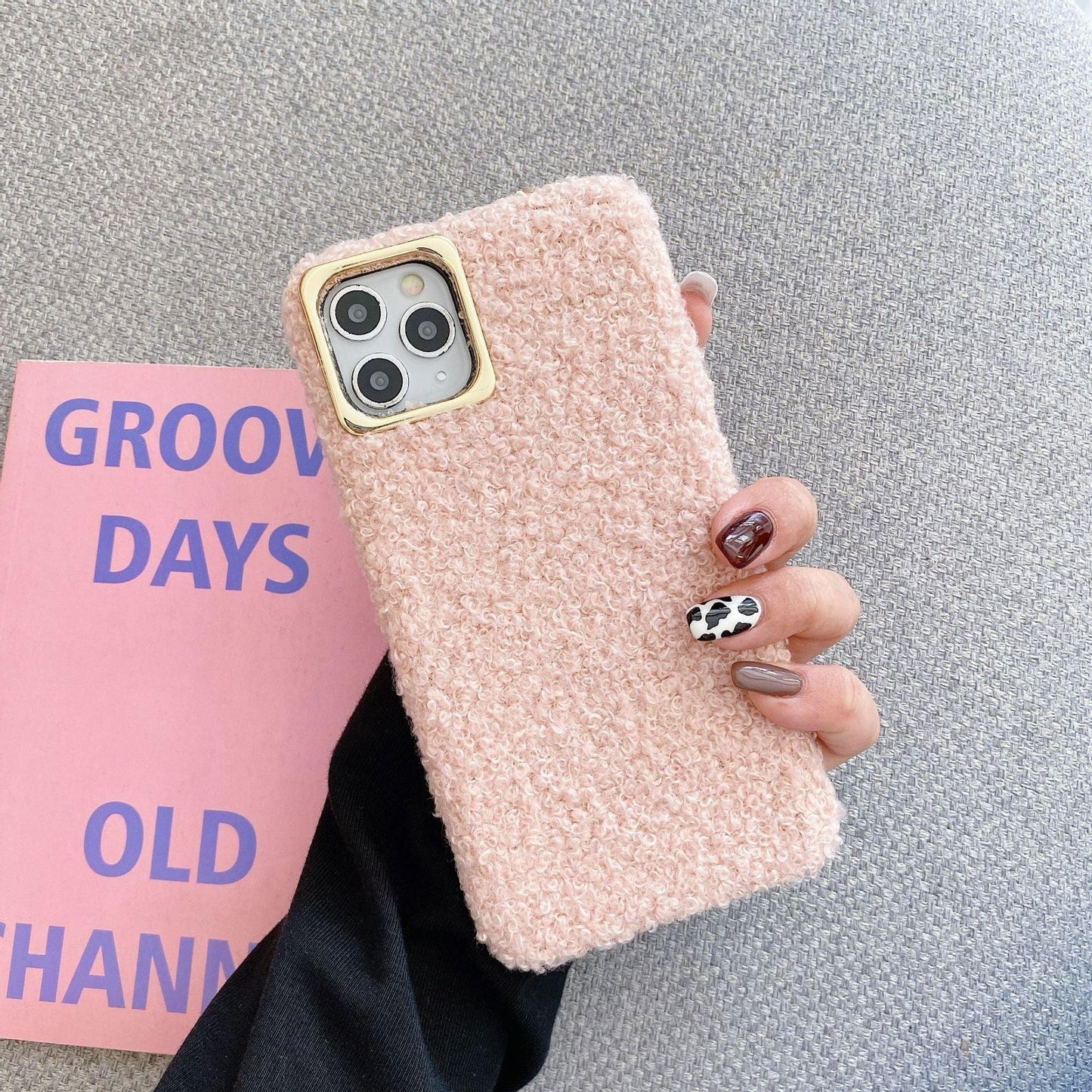 Furry Fluffy Phone Case for iPhone - Stylish Protection