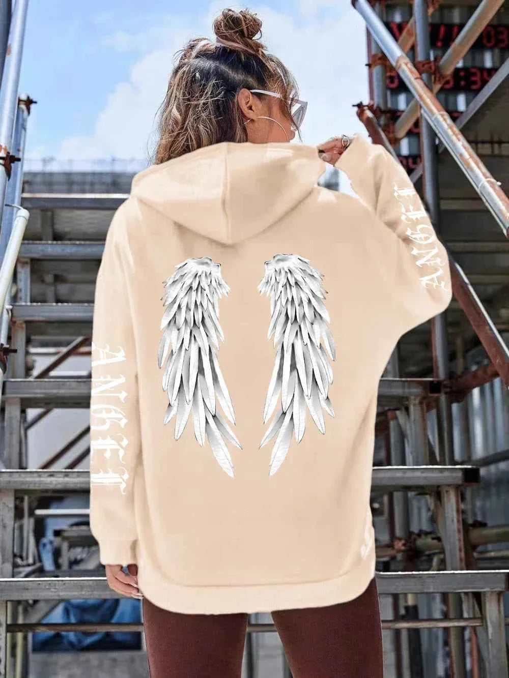 Sweat à capuche Femme Ailes d'Ange