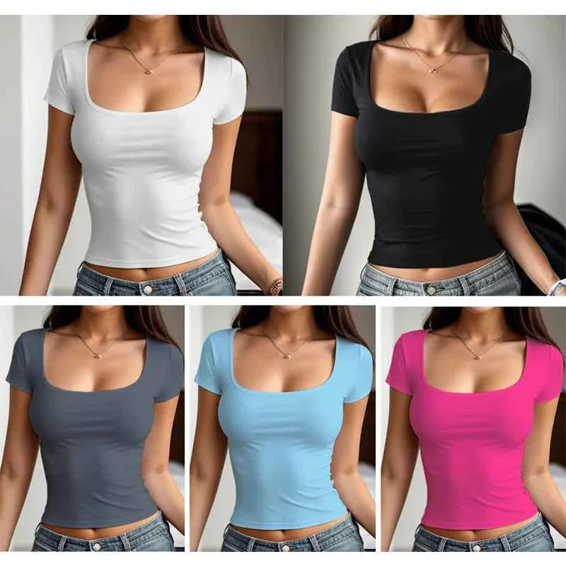 VersaFlex Square Tee: Esencial Elegante y Estiloso para el Verano
