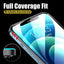 Protecteur d'écran en verre trempé 9D Full Cover pour iPhone