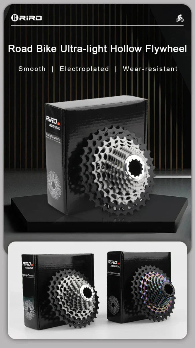 RIRO Ultra-light Hollow Freewheel for Enhanced Cycling Performance