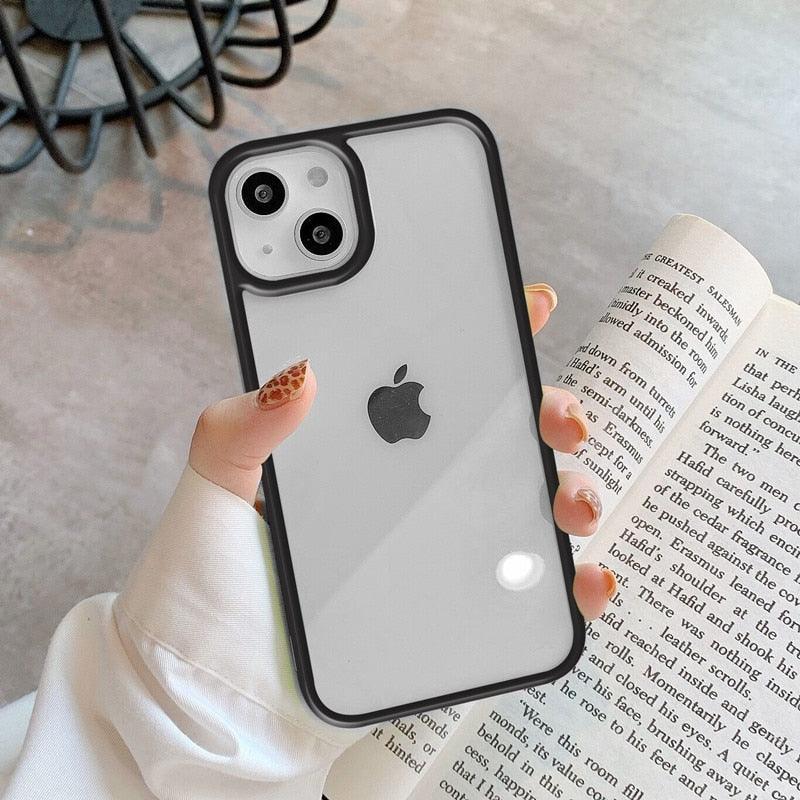 Funda de Bumper de Silicona Premium a Prueba de Golpes para iPhone