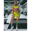 Women's Vibrant Printed Yoga Set: Bra & Leggings