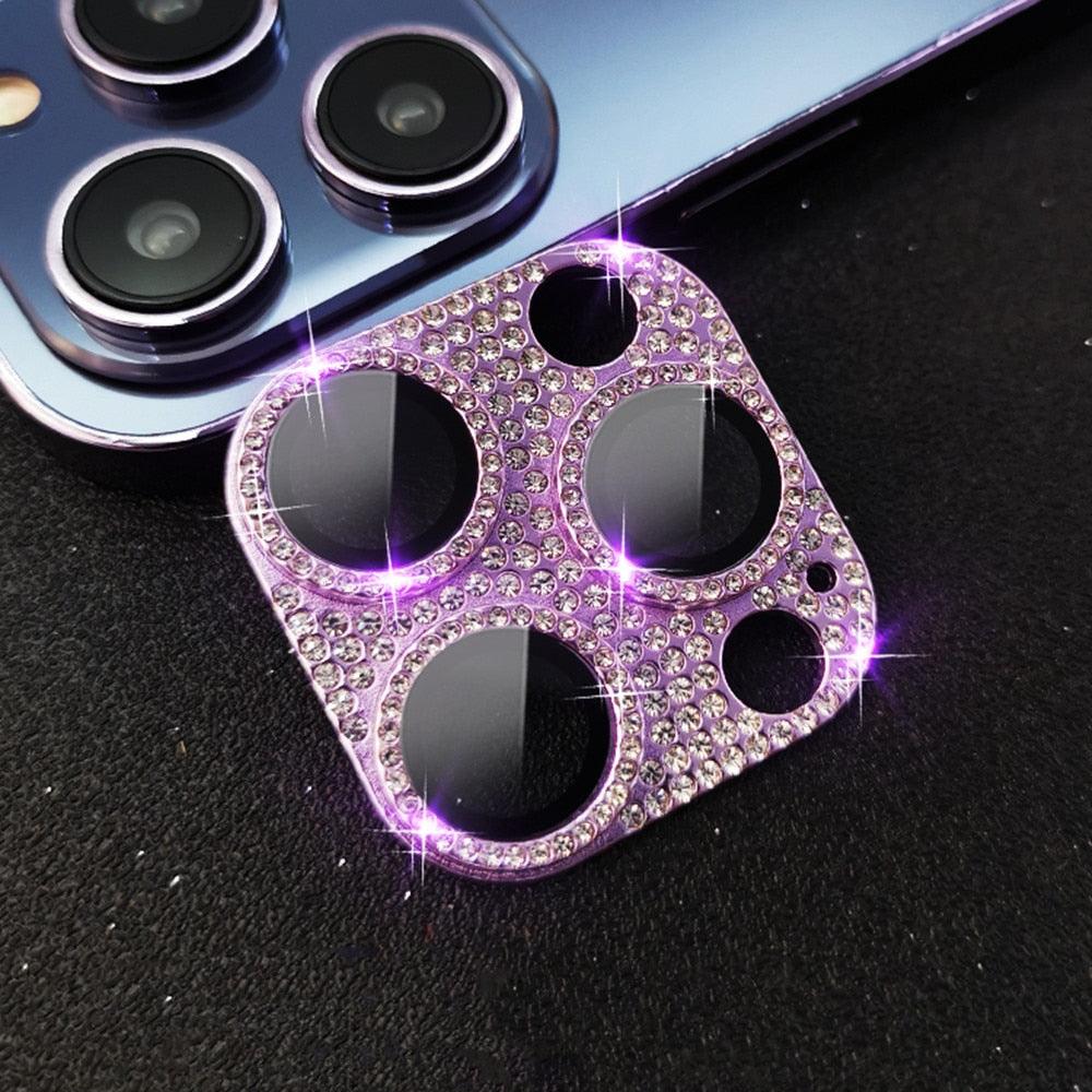 Premium Shiny Camera Lens Protector for iPhone 11 to 14 Pro