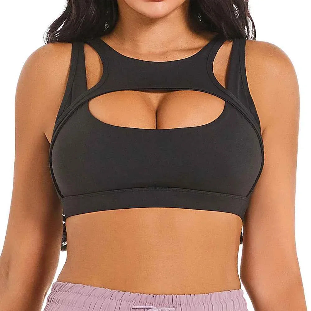 Premium Push Up Sports Bra with Removable Cups