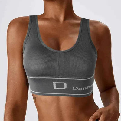 Soutien-gorge de sport sans couture et sans fil pour femmes grande taille