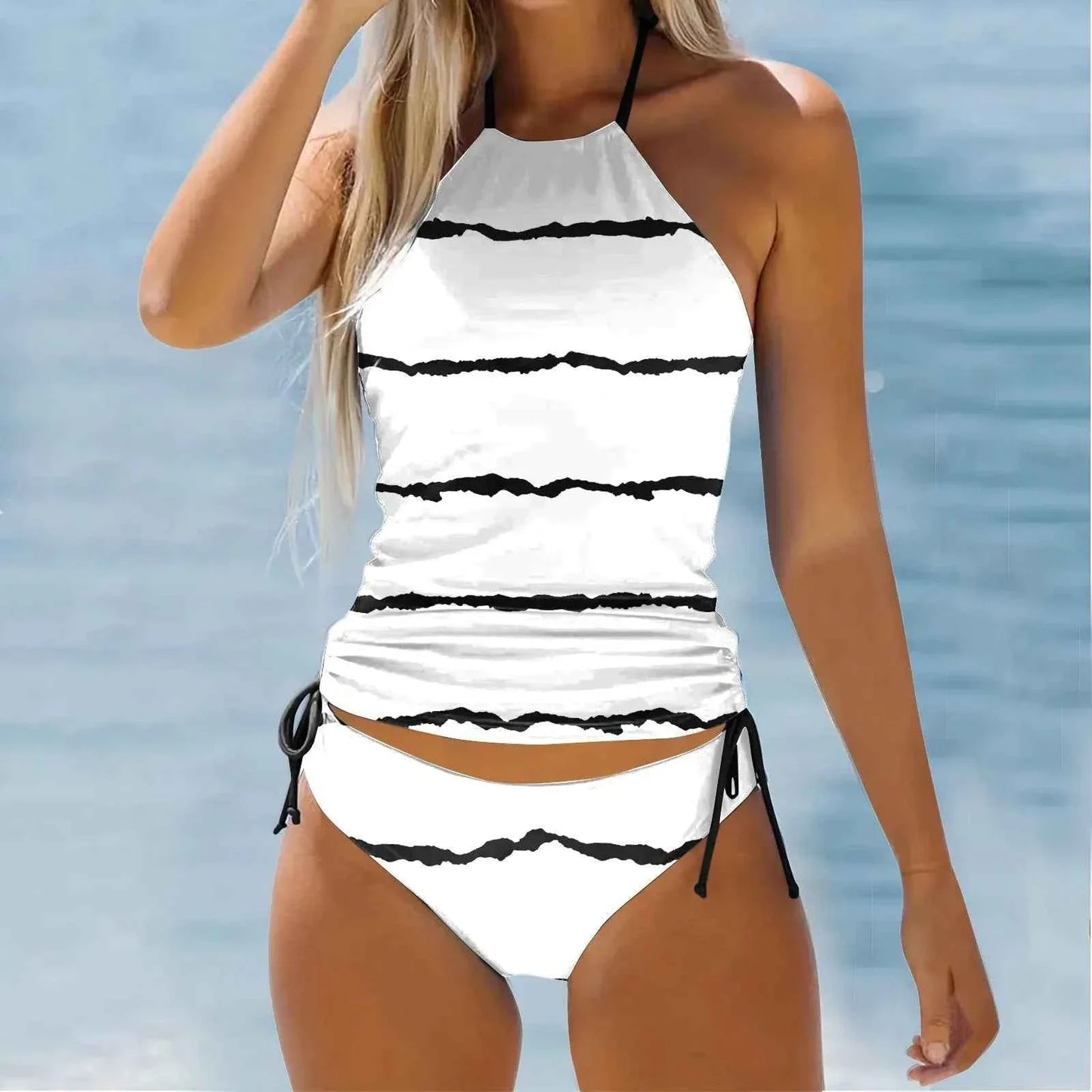 Ensemble de Tankini Floral pour Femmes avec Shorty