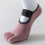 Chaussettes de yoga anti-dérapantes à cinq doigts pour femmes