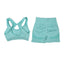 Conjunto de Cortos de Fitness para Mujeres Yoga