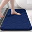Tapis de bain en mousse à mémoire d'eau absorbante et antidérapant