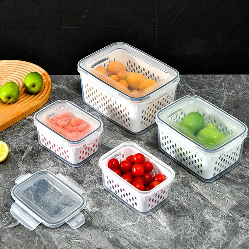 Cajas de Almacenamiento Premium para Refrigerador para una Frescura Organizada