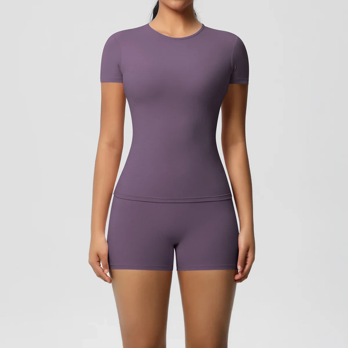Conjunto de Leggings y Top de Gimnasio de Secado Rápido de 2 Piezas