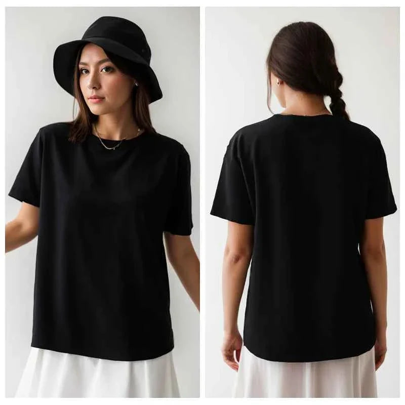 YEAE Camiseta Clásica de Algodón Pesada - Comodidad Versátil