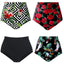 Shorts de bikini taille haute à fleurs - Maillots de bain grande taille