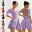 Robe de Tennis Yoga pour Femmes avec Short de Sport
