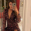 Vestido Mini Floral con Volantes Elegante